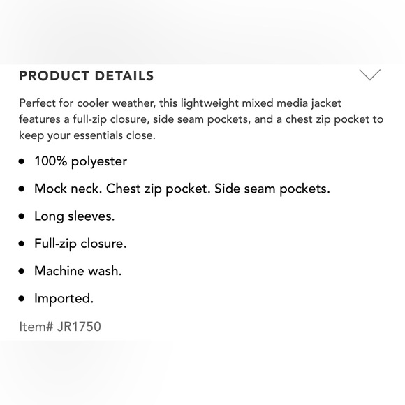 Náutica Mixed-Media Jacket in Color Navy Size L - Picture 3 of 10